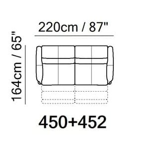 Кожаный диван-кровать с подголовником и подставкой для ног Natuzzi Italia SEAGULL ARCH-00048426 - Вид №5