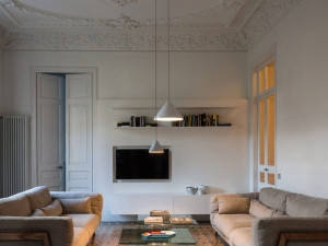 Светодиодный подвесной светильник из углеродного волокна