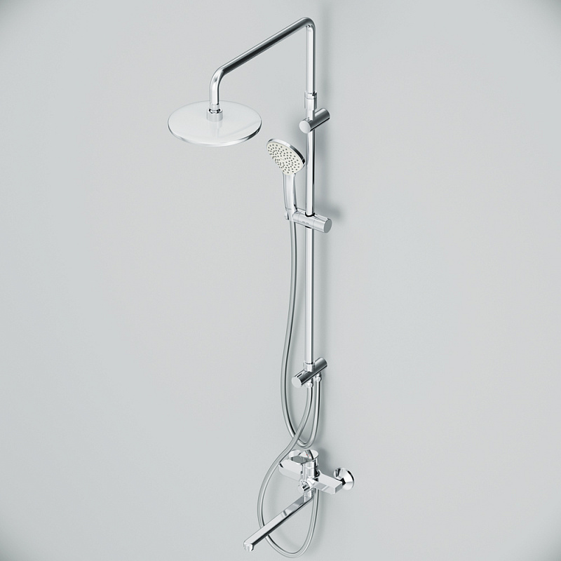 F40885A94 Набор : душевая система смеситель для ванны/душа излив 300 мм хром шт. AM.PM X-Joy  - Вид №7