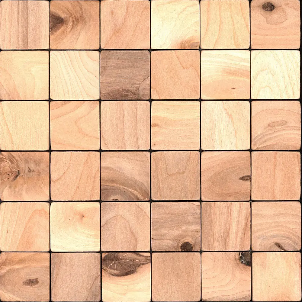 Деревянная мозаика Болтон 50x50 мм 300x300 мм 22 шт Santreyd STLM-2151361