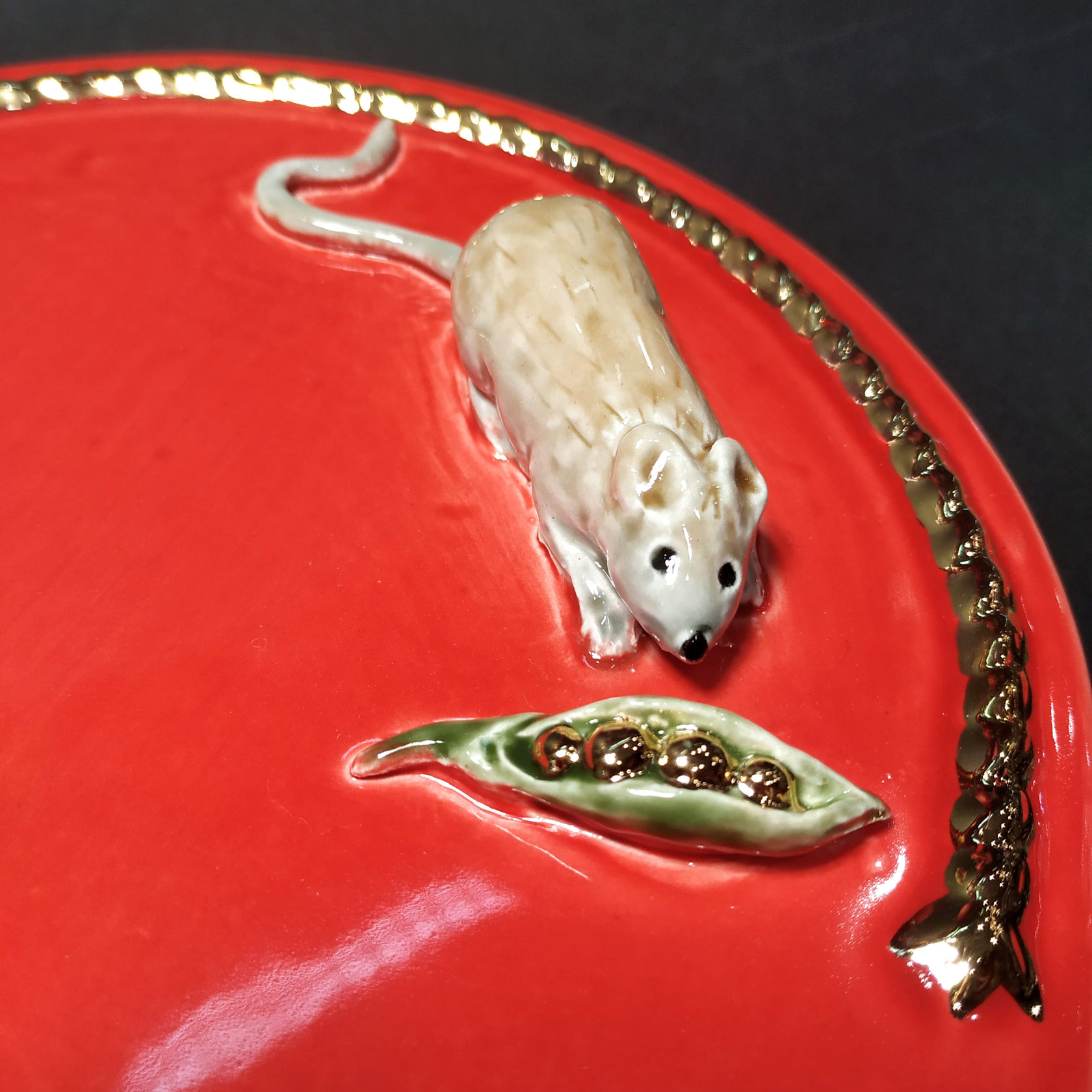 Доска для сыра (Золото) белый/золото PROVANSFAIENCE sun-id-994557 - Вид №2