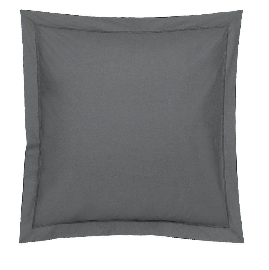 PC50_AR_S наволочка 50/73 ardoise темно-серый сатин х/б Blanc des Vosges Santreyd 