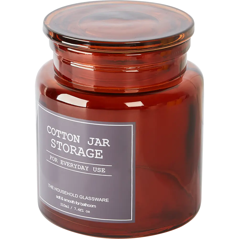 Контейнер для ватных палочек Vidage Fiole цвет коричневый STLM-2186392