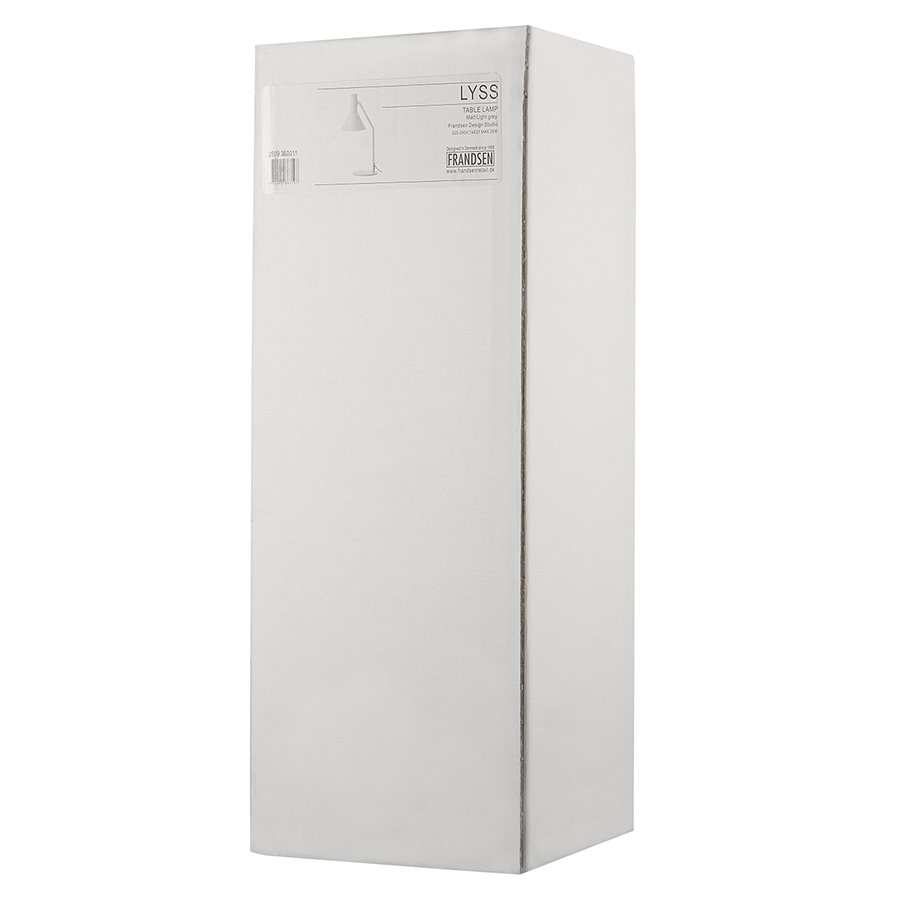 250965011 Лампа настольная lyss, 50х25хD18 см, черная матовая Frandsen  - Вид №11