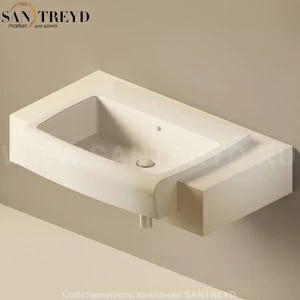 Flaminia UNA Консоль для раковины от 200 до 240 см бежевая UNA75M2.9003