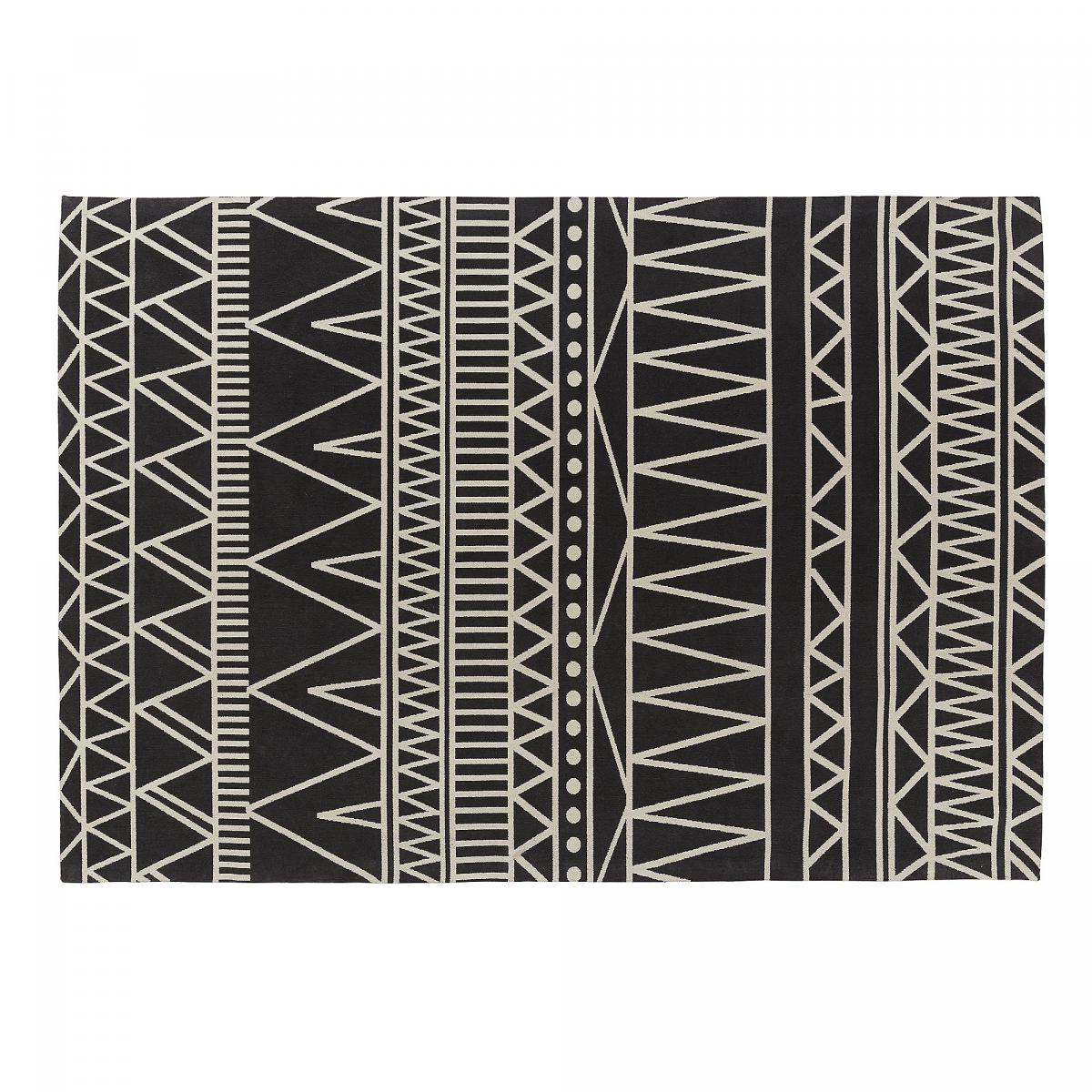 054422 Ковер хлопок 160x230 темно-серый La Forma Senso - Вид №1