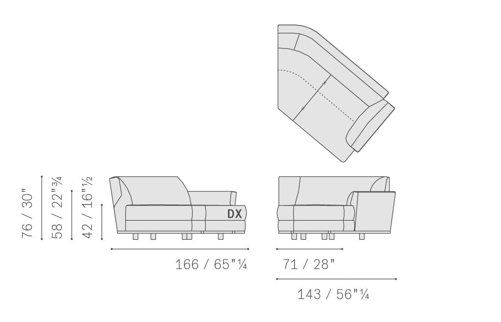 Ткань диван Poltrona Frau коллекция-диваны и кресла ARCH-00054952 - Вид №14