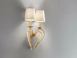 Masiero Настенный светильник из металла с кристаллами Cristalis