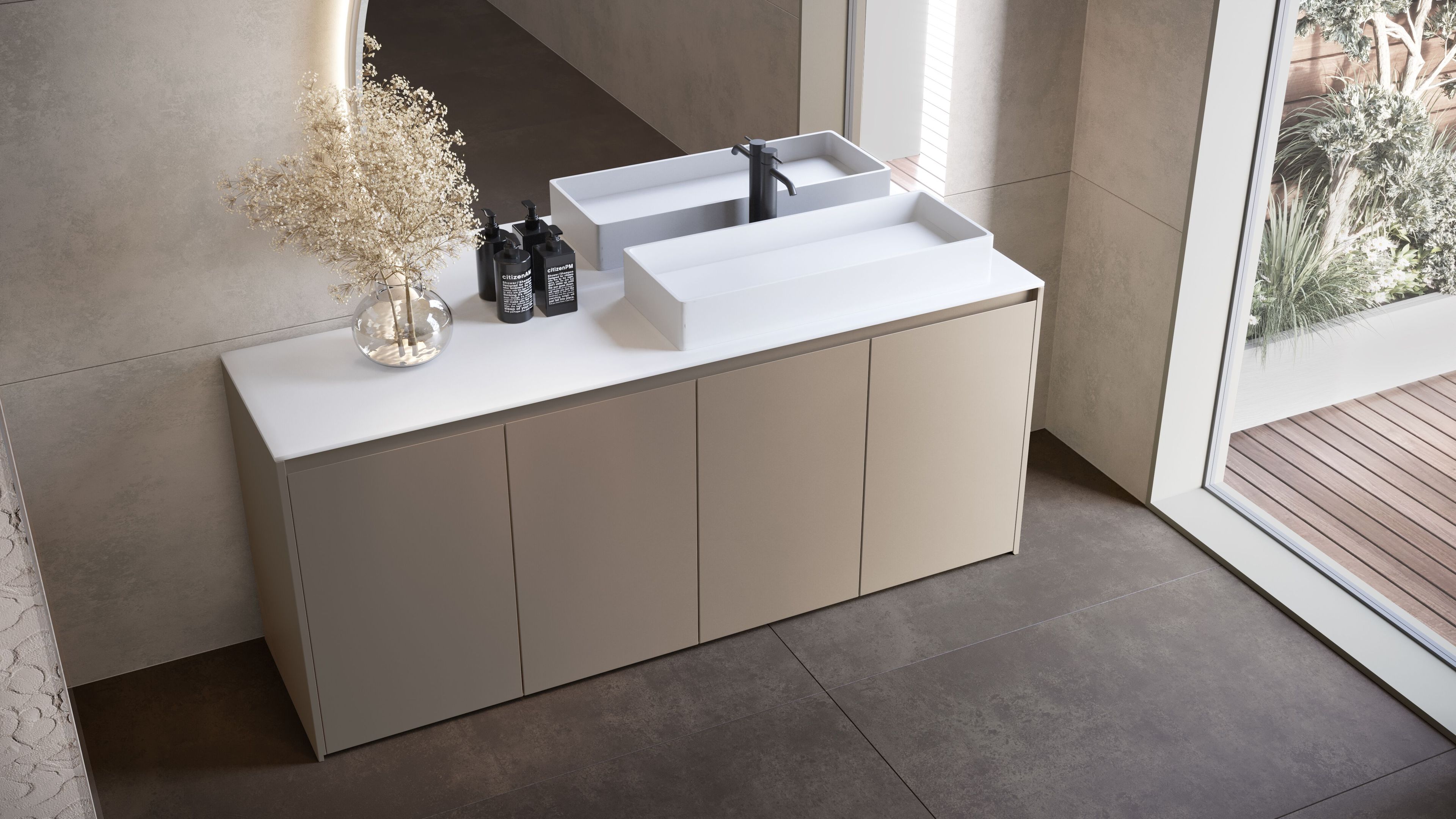 Напольный умывальник с дверцами Acquapazza PLAY with Matter ARCH-00034761 - Вид №3