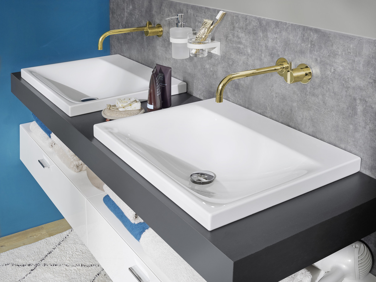 Умывальник KALDEWEI Сталь эмалированная 3040 448 теплый серый 60 30403319448 - Вид №3