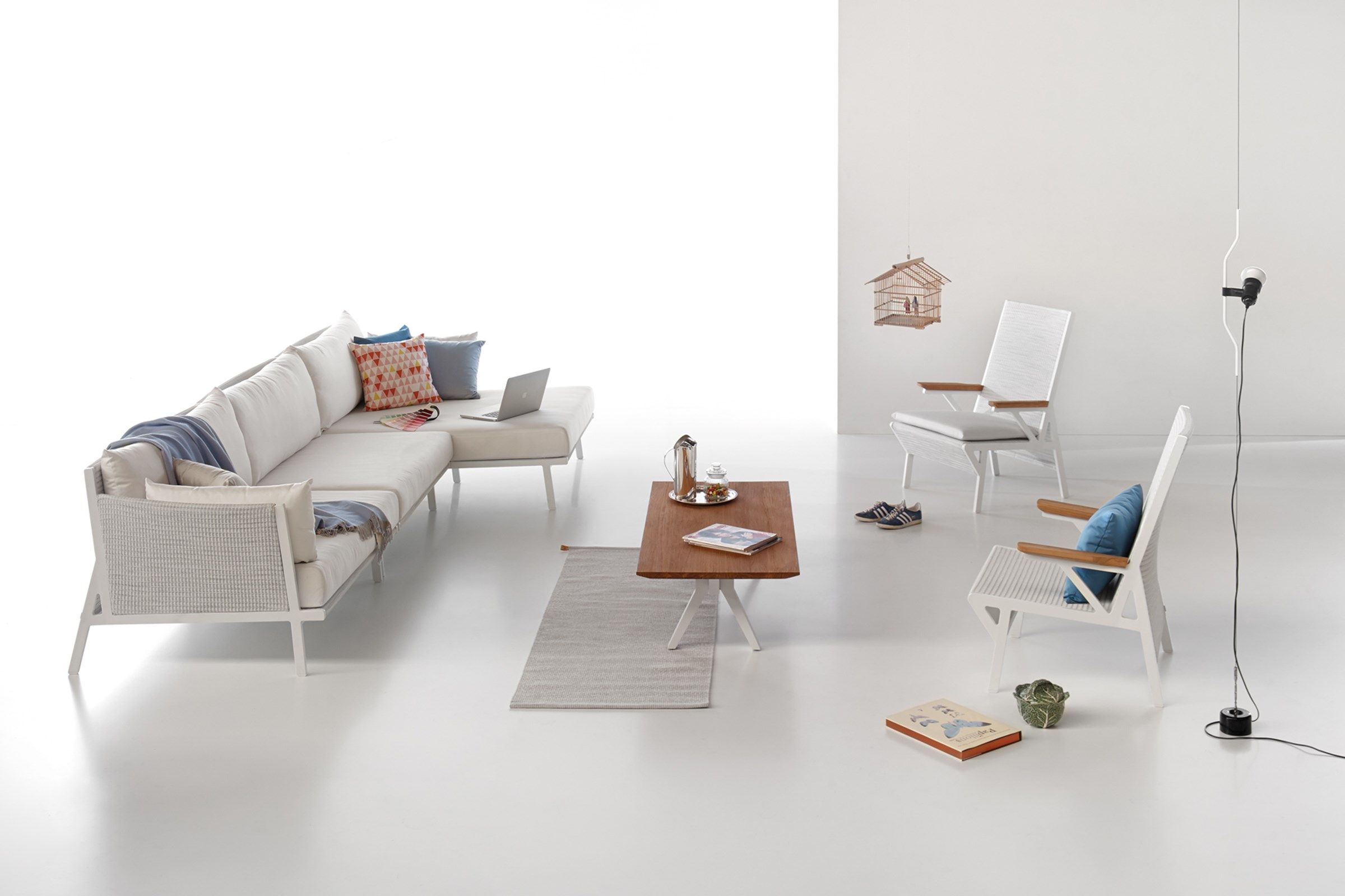 Мягкий модульный садовый диван Kettal Vieques ARCH-00014164 - Вид №5