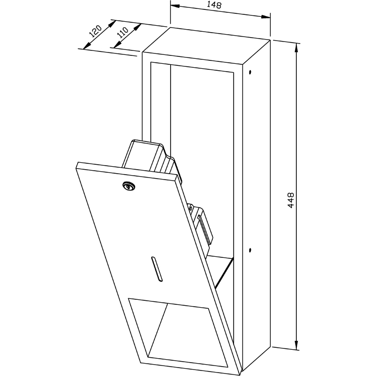 731591 Дозатор пенного мыла WP208-5 WAGNER_EWAR A-LINE Wagner Ewar  - Вид №1