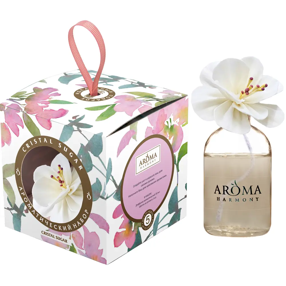 Диффузор ароматический Cristal Sugar 50 мл AROMA HARMONY STLM-2211034