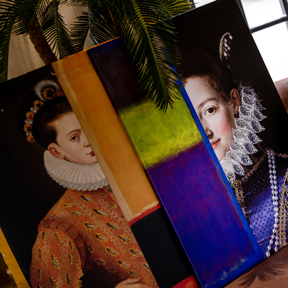 30101910 Арт-портрет «Кристина» (холст, галерейная натяжка) Object Desire  - Вид №15