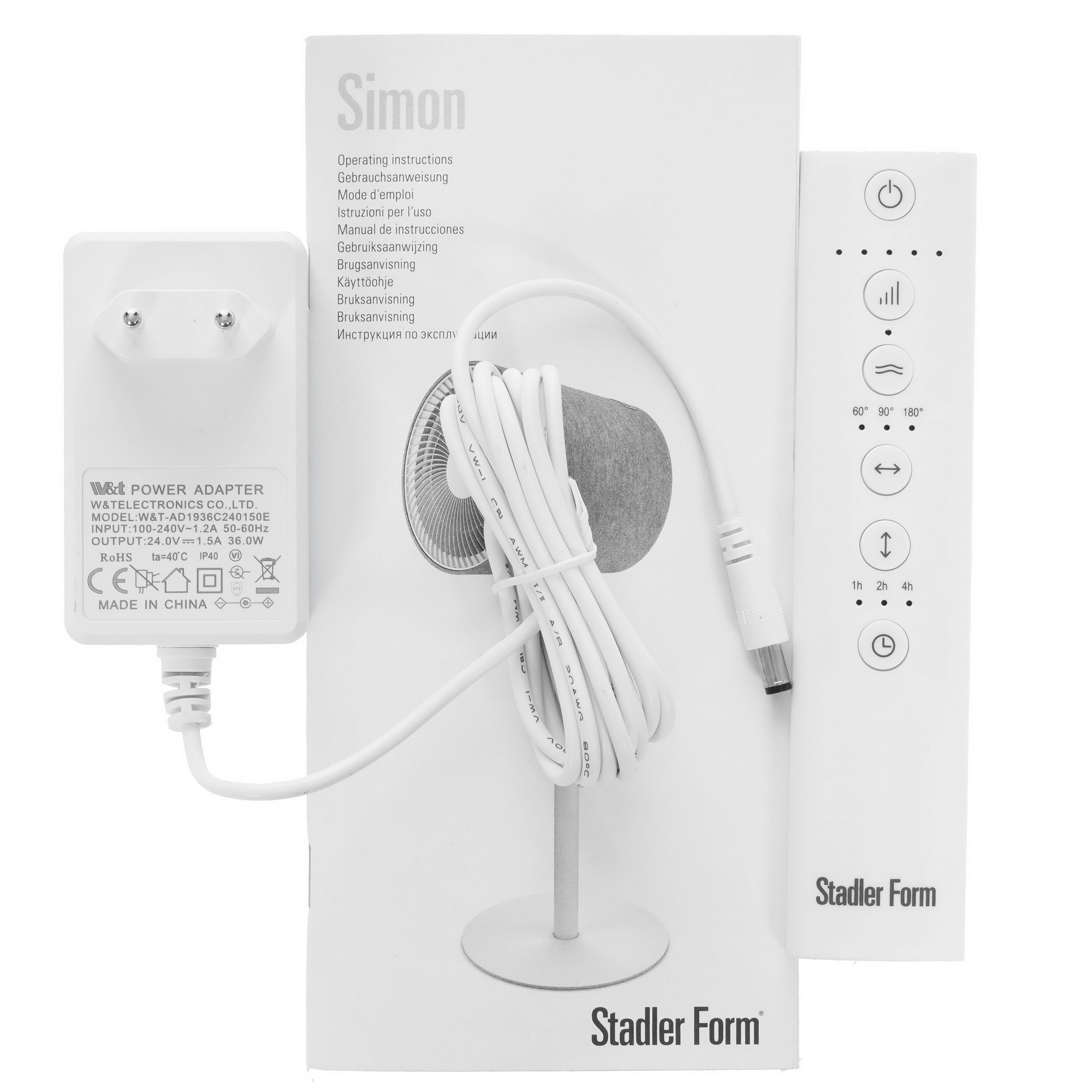 9944389 Вентилятор Stadler Form Simon S-053  белый STDN-0049240 - Вид №5