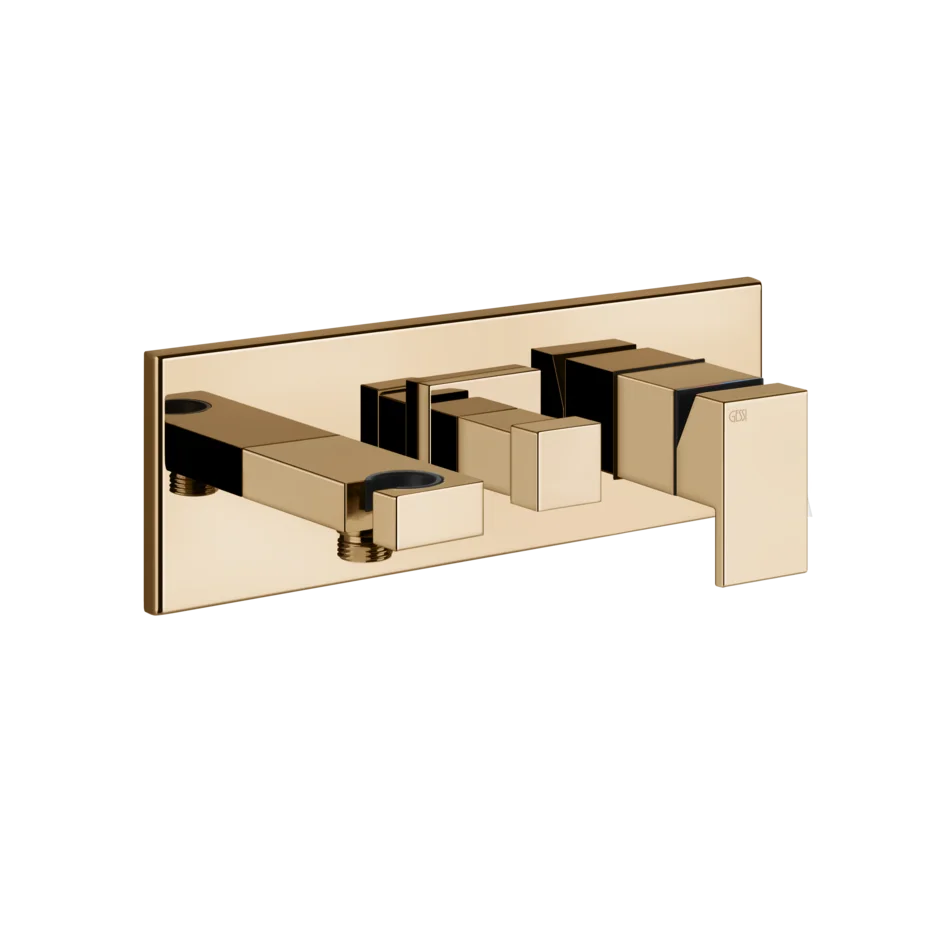 Смеситель для ванны-смеситель для душа 44910 735 Gessi Rettangolo ТЕПЛАЯ БРОНЗА PVD 44910735