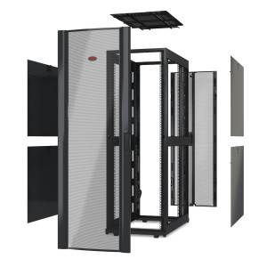 AR3307X610 Шкаф NetShelter SX 48U 600х1200мм, без дверей, черный Schneider Electric