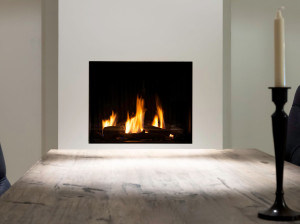 Встроенный газовый камин