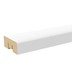 Рейка МДФ 2700x16x40 мм цвет белый эмалит 85559235 STLM-2132715