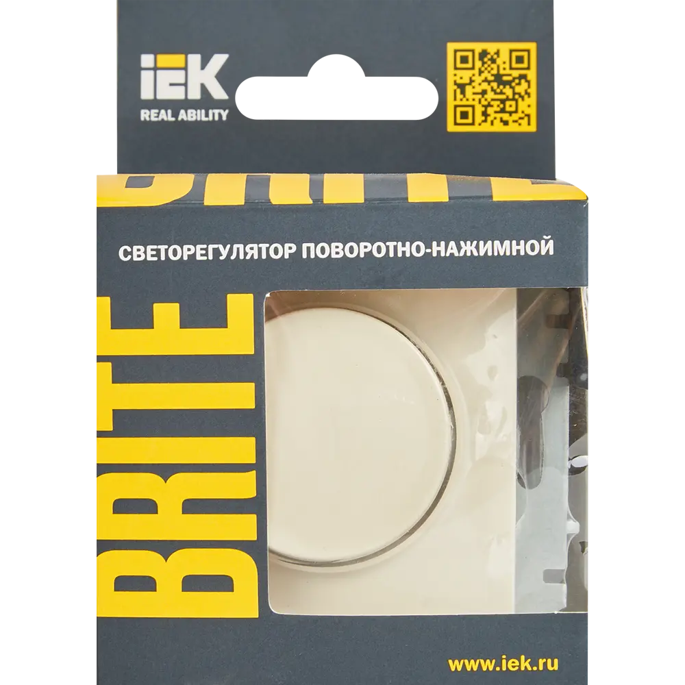 IEK Brite - Встраиваемый диммер для плавного регулирования света 87761707 STLM-1544409 - Вид №5