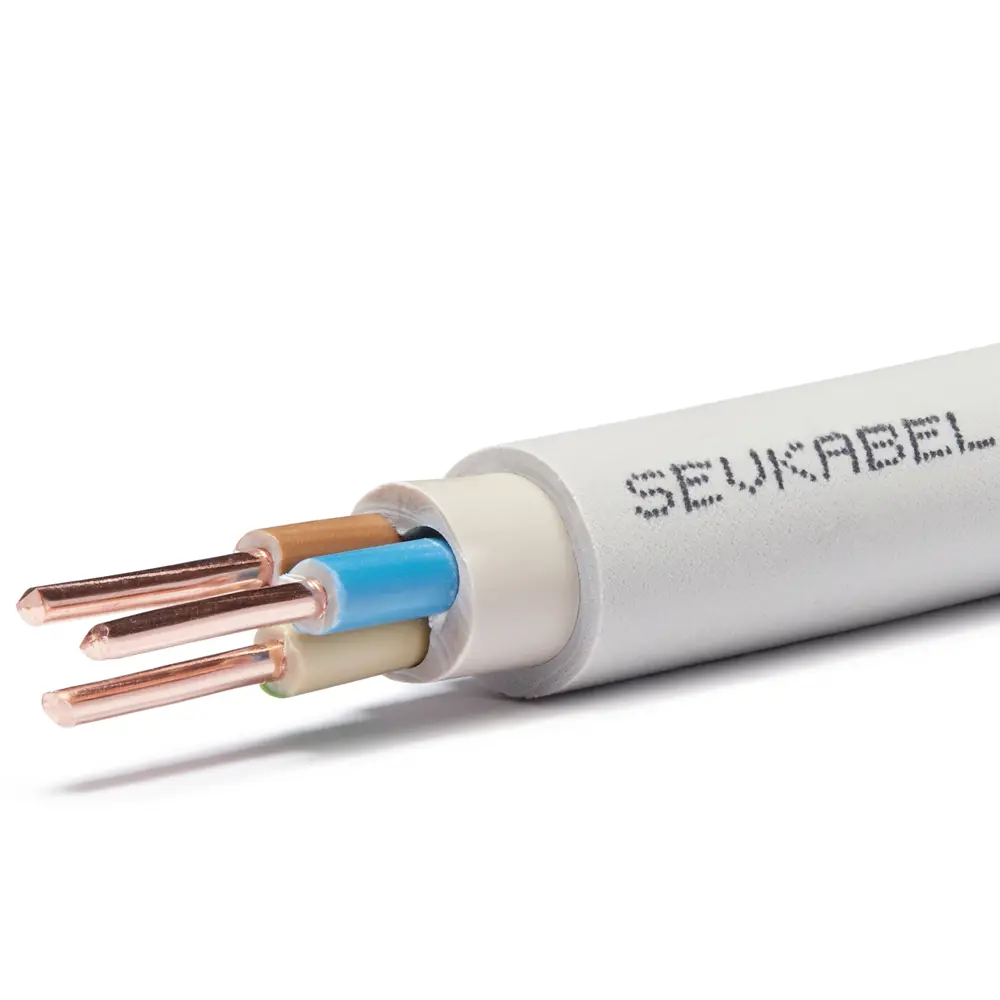 Севкабель NYM нг-LS 3x1.5: силовой кабель для стационарных электроустановок 87570970 STLM-1102092 - Вид №1