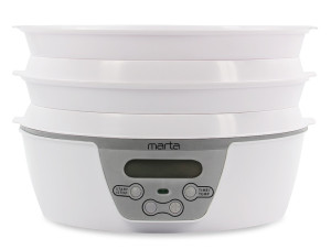 9934666 Сушилка для овощей и фруктов MARTA MT-FD1888A белый