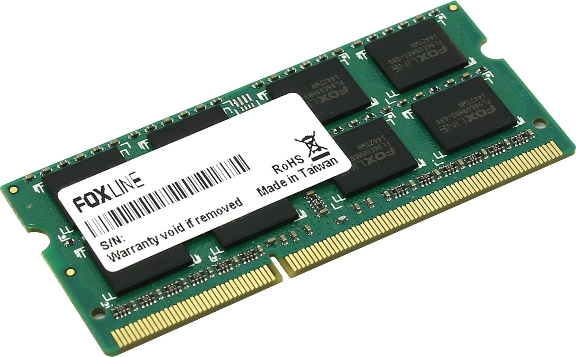 FL1600D3S11S1-2G sodimm 2gb 1600 ddr3 cl11 (256*16) single side Foxline Santreyd 