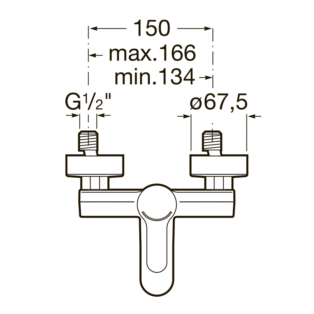 5A0209C0M Смесители для ванны-душа Tece  - Вид №1