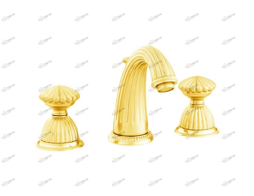 033401.C00.50 Набор для раковины с тремя отверстиями Яркий хром Mestre Artica