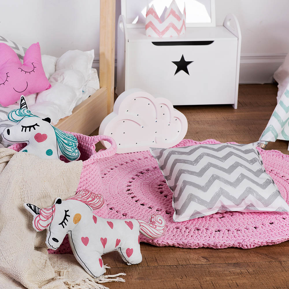 Комплект подушек-игрушек Unicorn, 4 штуки VAMVIGVAM  281533 Бежевый;голубой;розовый;серый Santreyd  - Вид №7