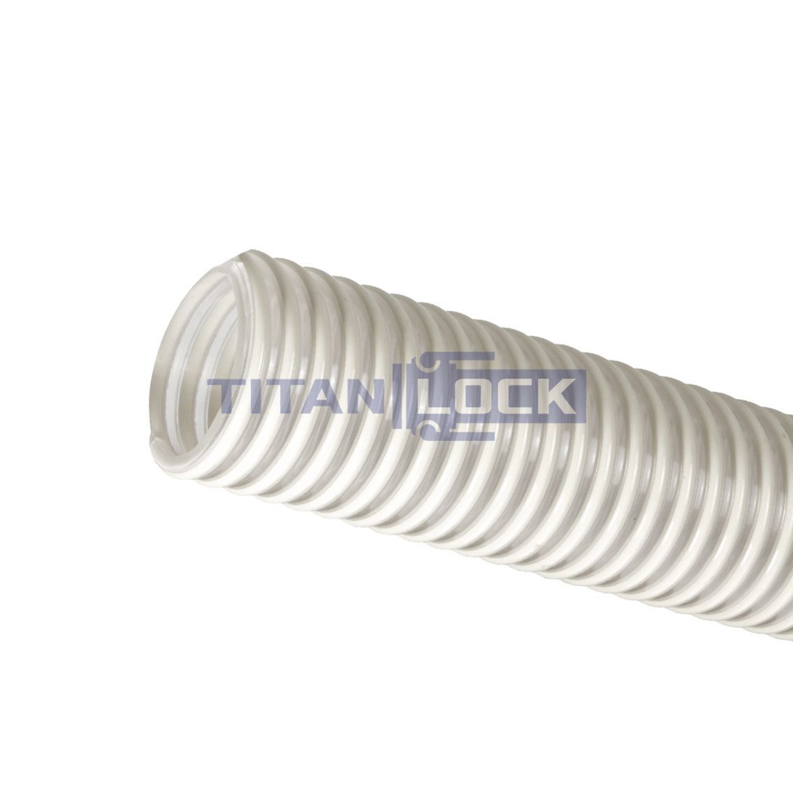 Пищевой ПВХ рукав облегченный «DON», нап-всас., внутр.диам. 32 мм TL032DN TITAN LOCK 