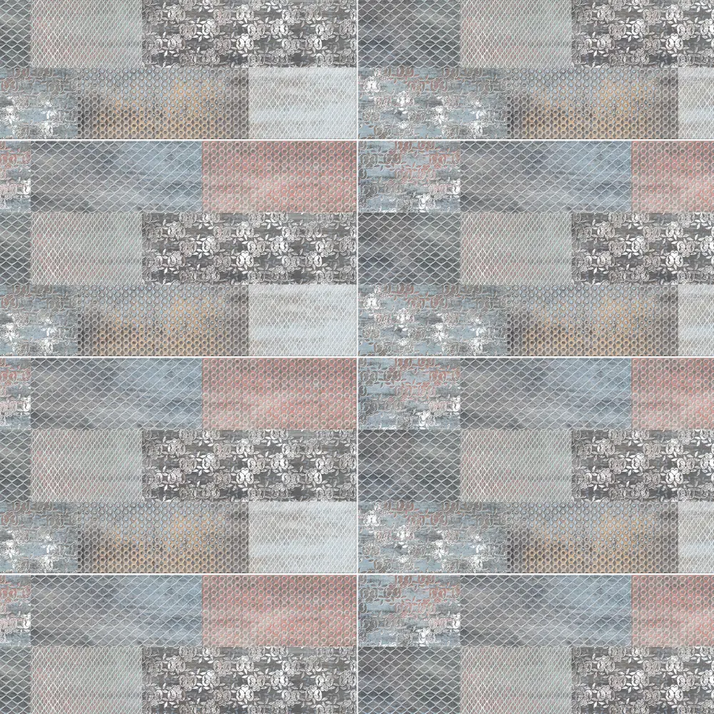 Плитка настенная Azori Pandora Grafit Orient 31.5x63 см 1.59 м² бетон цвет графит STLM-2103024 - Вид №1