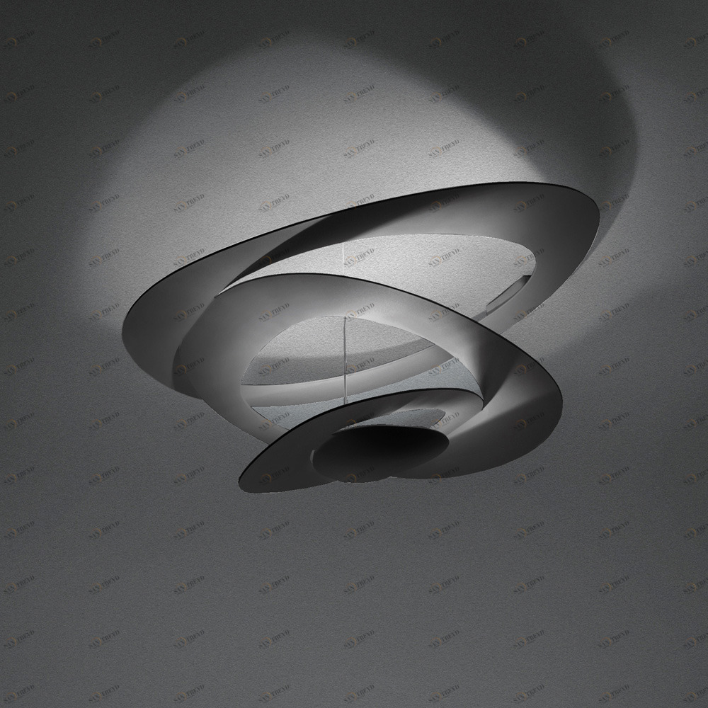 Потолочный светильник 1255130A от Artemide ARTEMIDE ДИЗАЙНЕРСКИЕ 244304 Черный 
