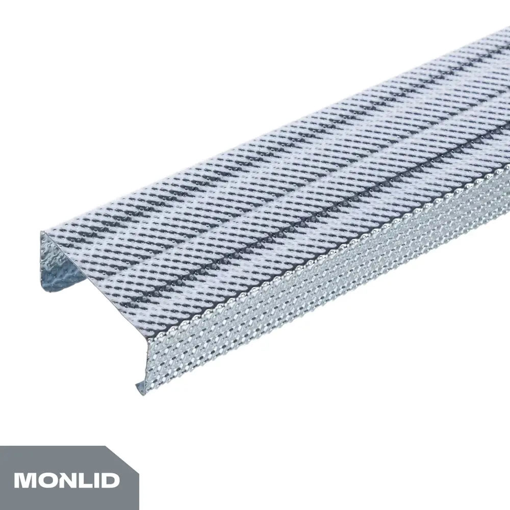 Монтажная рейка MONLID 60x27 мм 3 м цвет серый Нет STLM-2060986 - Вид №1
