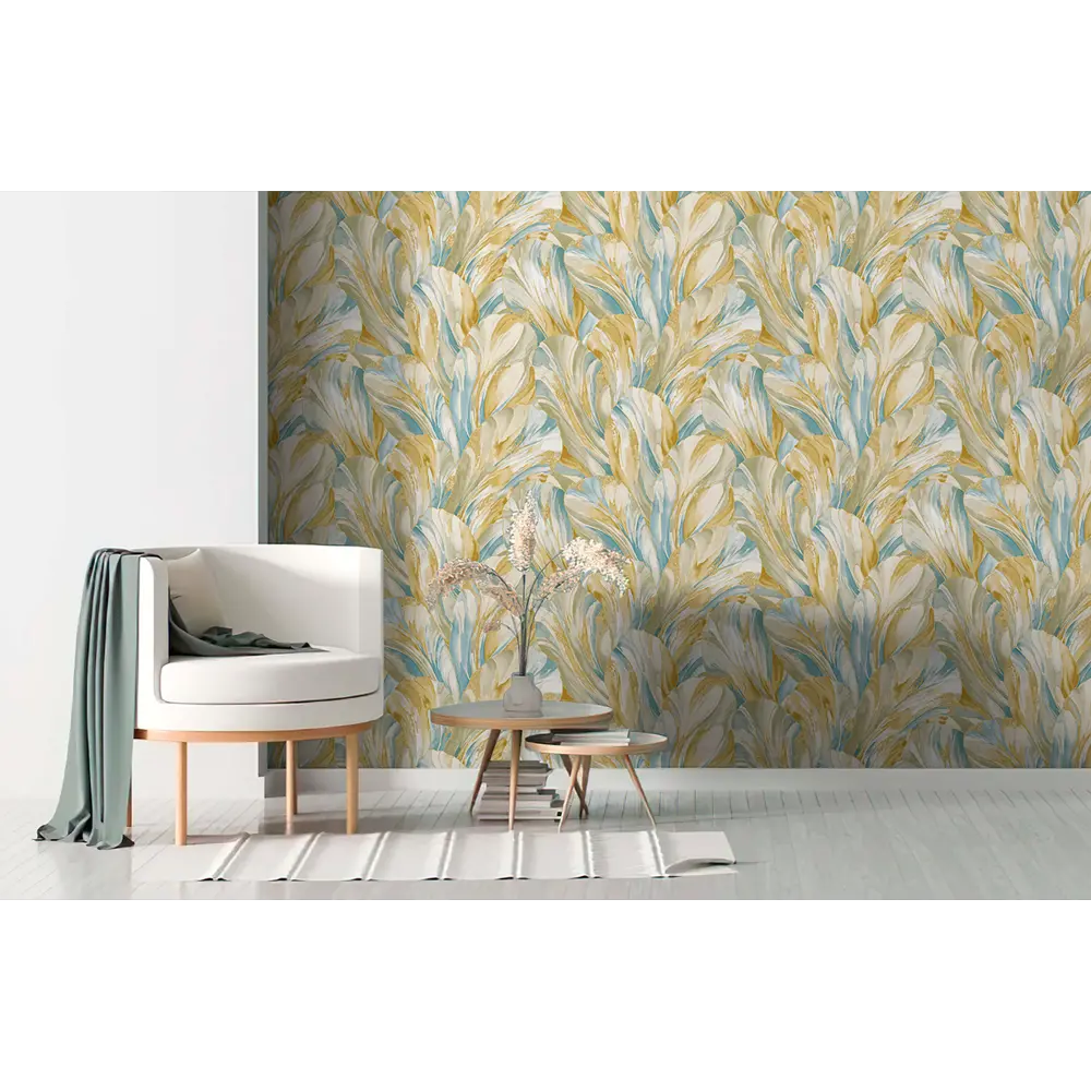 Обои флизелиновые New Age Mari золотые 1.06 м NA8629-27 STLM-2155237 - Вид №2