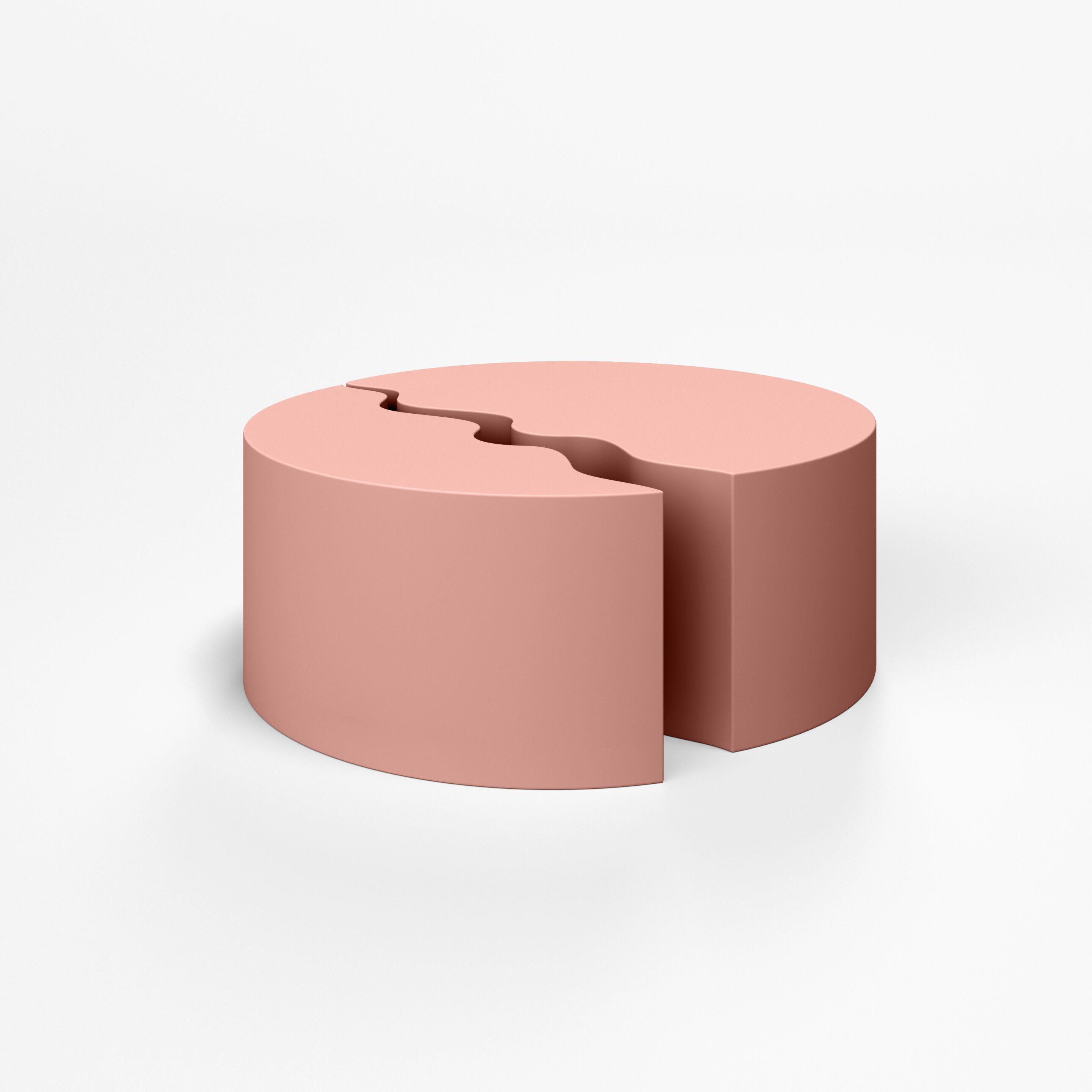 Круглый модульный пуф с пенопластовым покрытием SIXINCH DUAL ARCH-00096567 - Вид №22