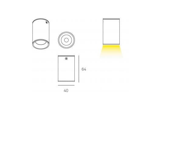 Экструдированный алюминиевый светодиодный прожектор Milan Iluminacion Haul ARCH-00136266 - Вид №3