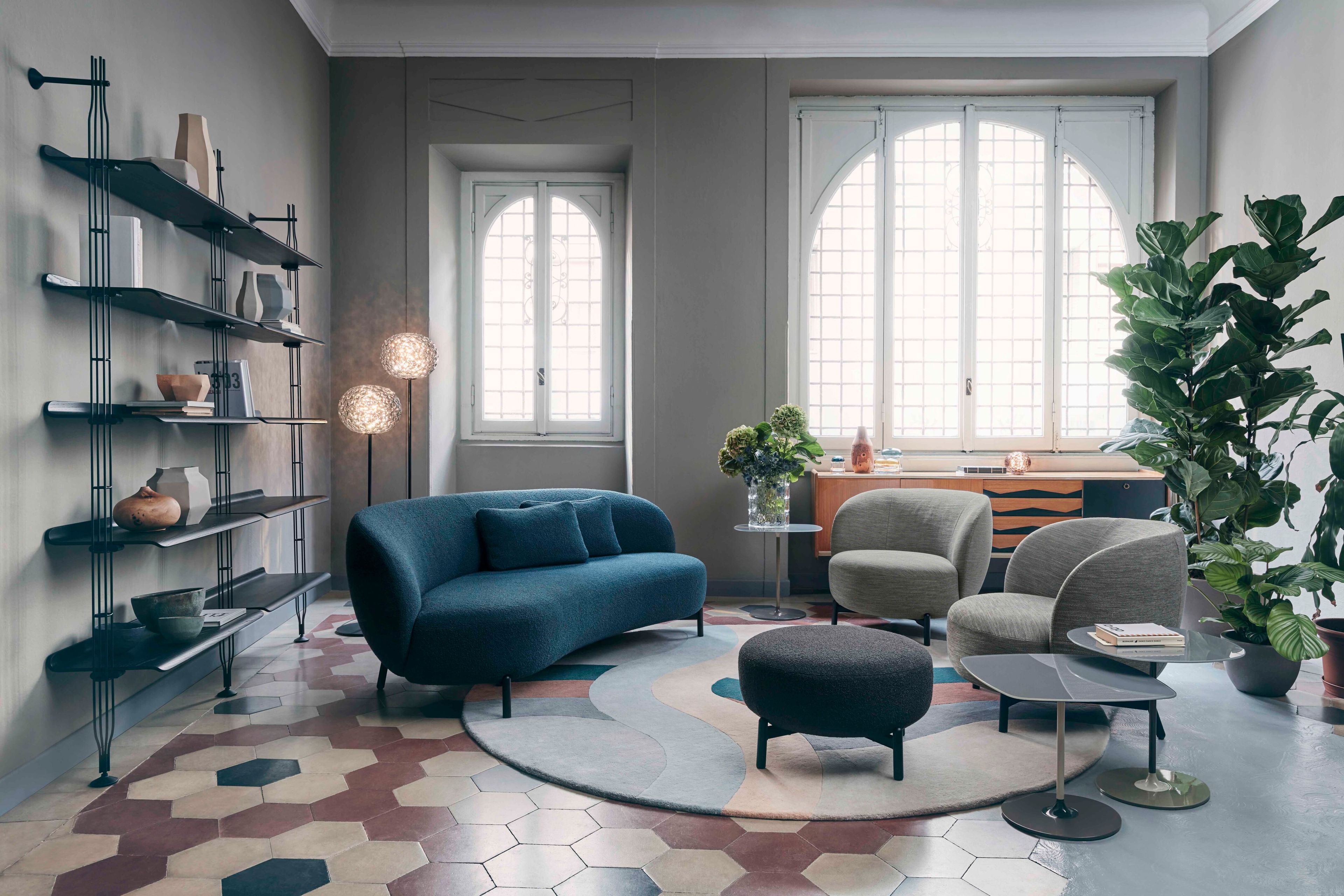 Ткань съемный круглый пуф Kartell Lunam ARCH-00137617 - Вид №1