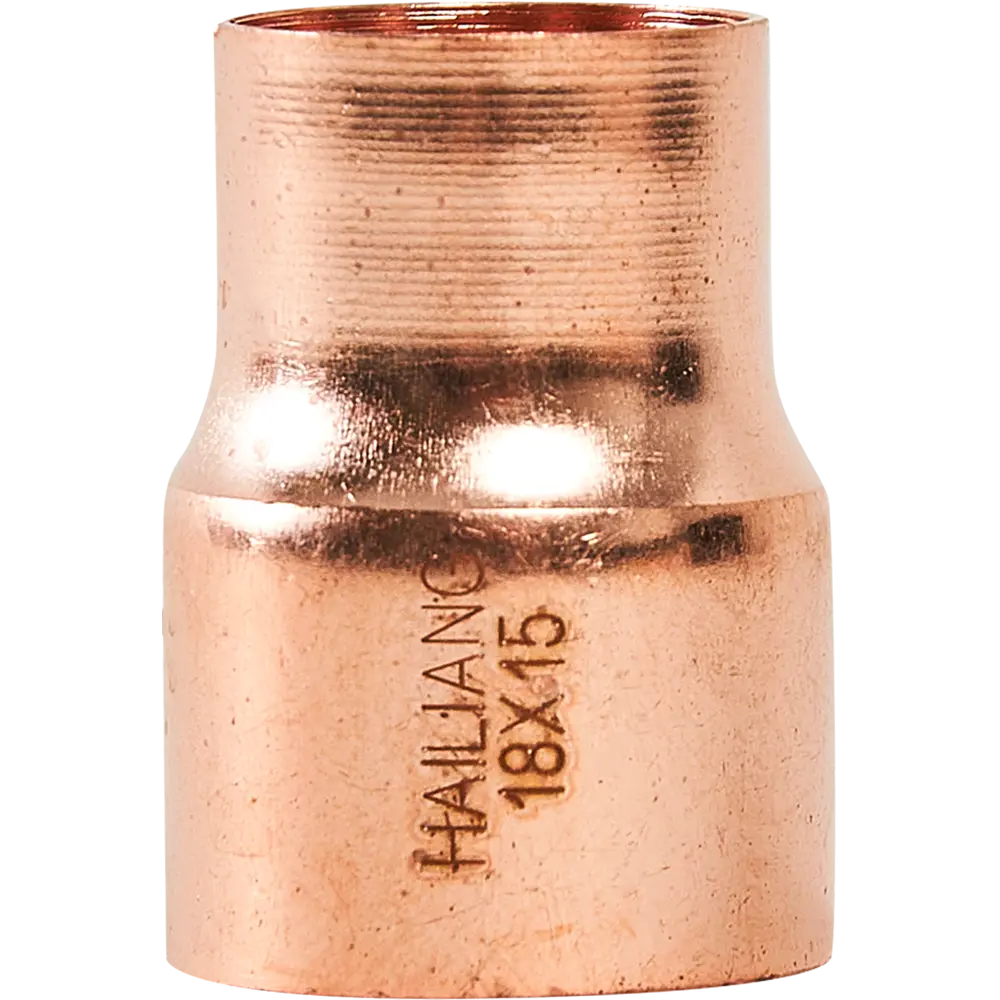 Муфта переходная двухраструбная Hailiang ø18x15 мм медь STLM-2017416 - Вид №1