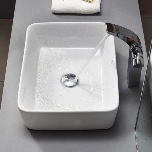 KCV121-KEF14700CH Накладная раковина на столешницу  прямоугольная Krausru  - Вид №8