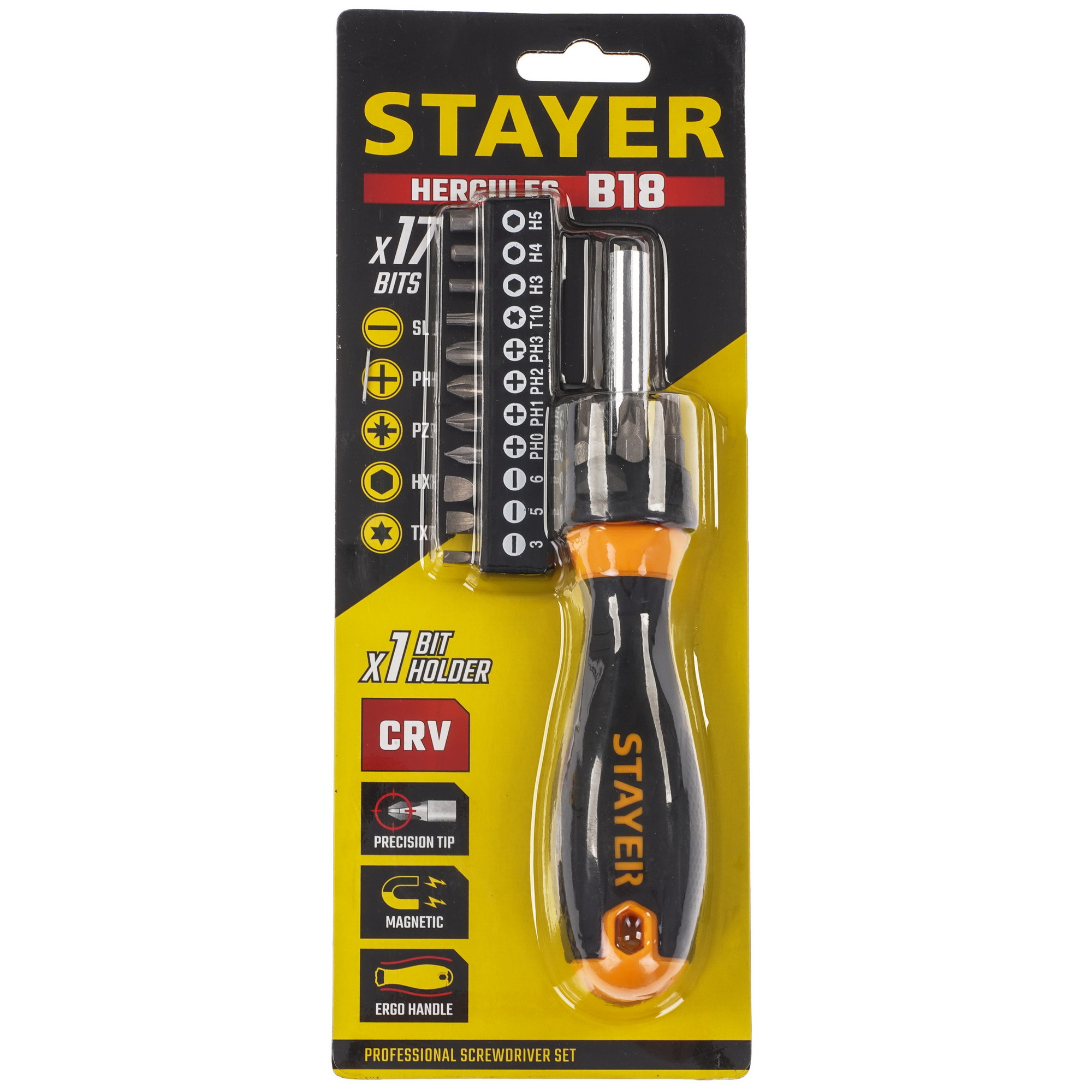 Отвертка с насадками/битами STAYER 2545-H5_z02 9107915 STDN-0031962 - Вид №4