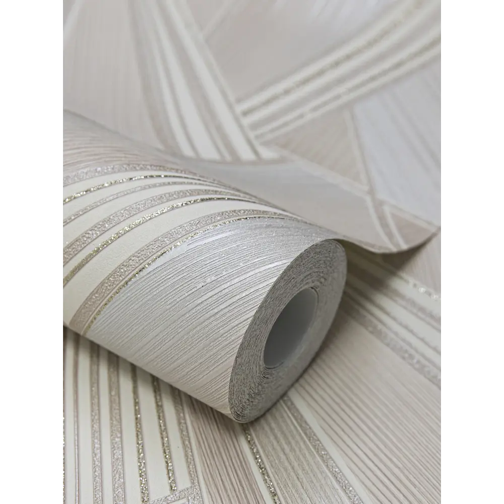 Флизелиновые обои Wallsecret Crystal бежевые для элегантного интерьера 89024728 STLM-0822679 - Вид №3
