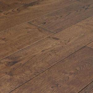 Массивная доска Amber Wood Patina Дуб Кантри с брашью (Текстурированная) 300-1400х125 мм.