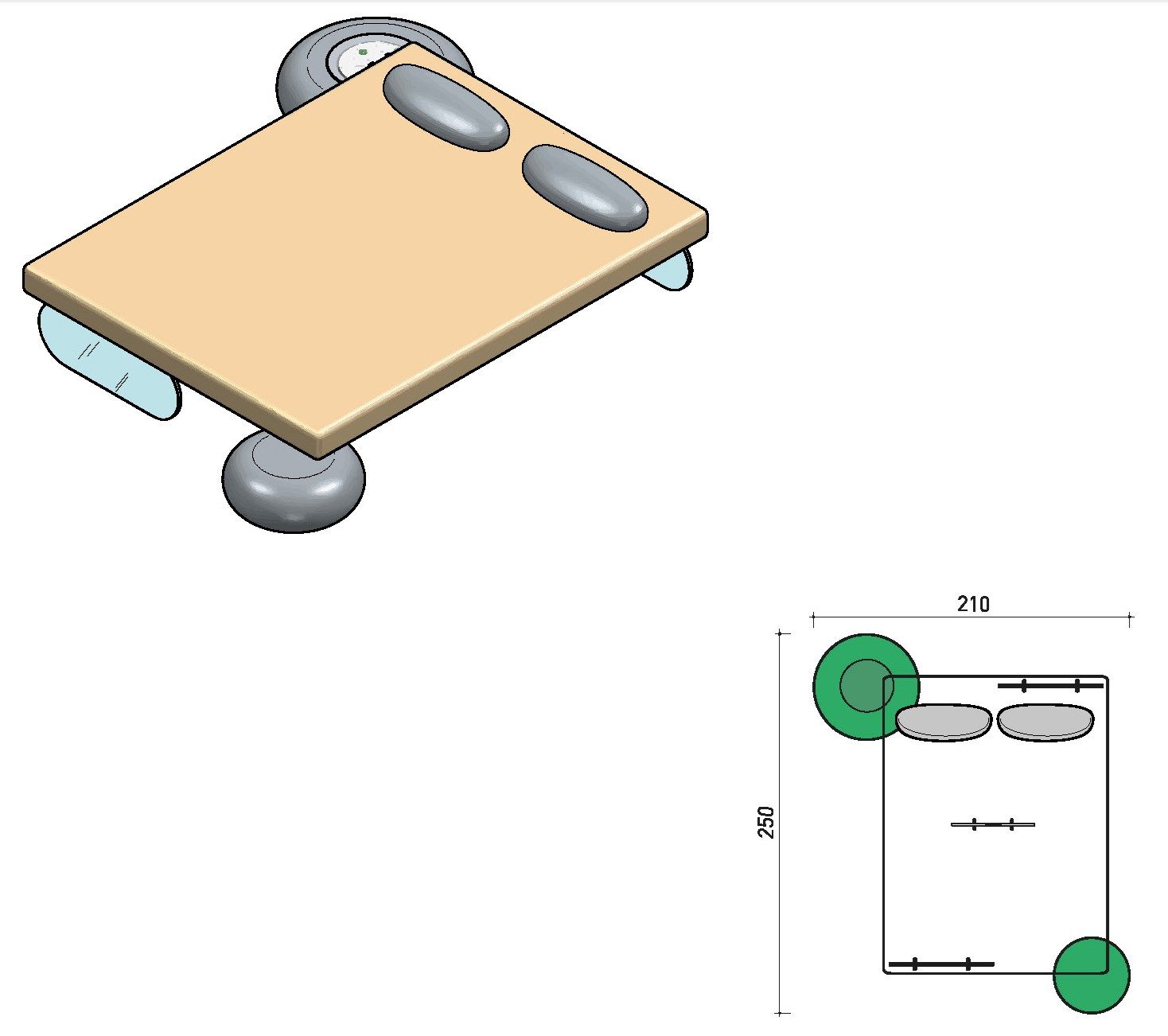 Фиксированная тканевая кровать с хромотерапией Varaschin WELLNESS THERAPY ARCH-00146778 - Вид №11