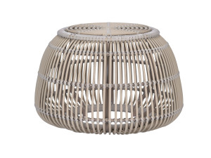 Круглый журнальный столик из синтетического волокна