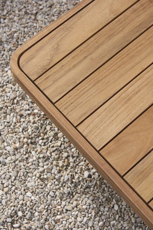 MNST266 Правое угловое двойное сиденье кремень teak Manutti Flex - Вид №7