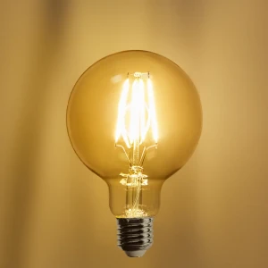 Декоративная филаментная лампа Voltega G95 тонированная 8Вт E27 с диммером 89345998