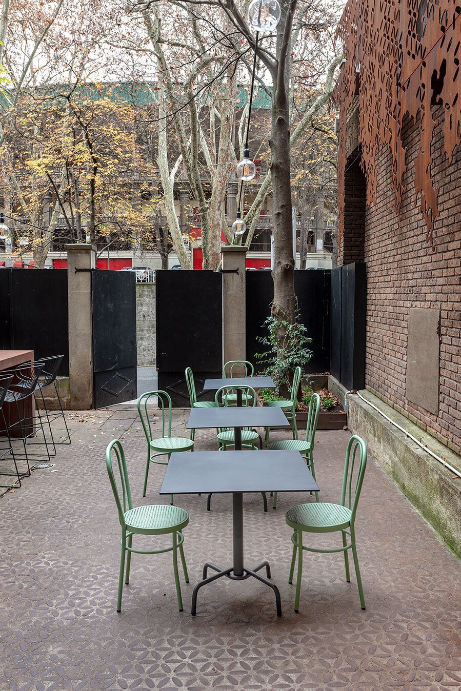 Квадратный садовый стол со стальным откидным верхом iSimar Muelle ARCH-00091903 - Вид №2