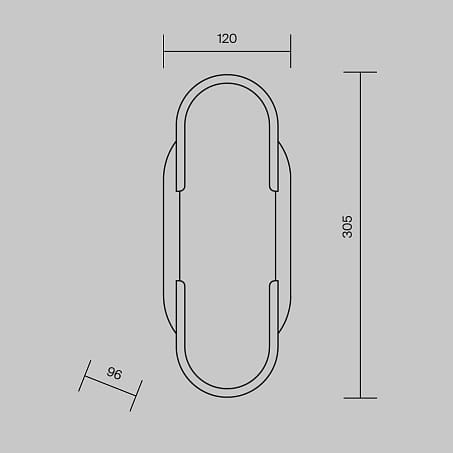 Металлический настенный светильник Maytoni мрамор ARCH-00112938 - Вид №2