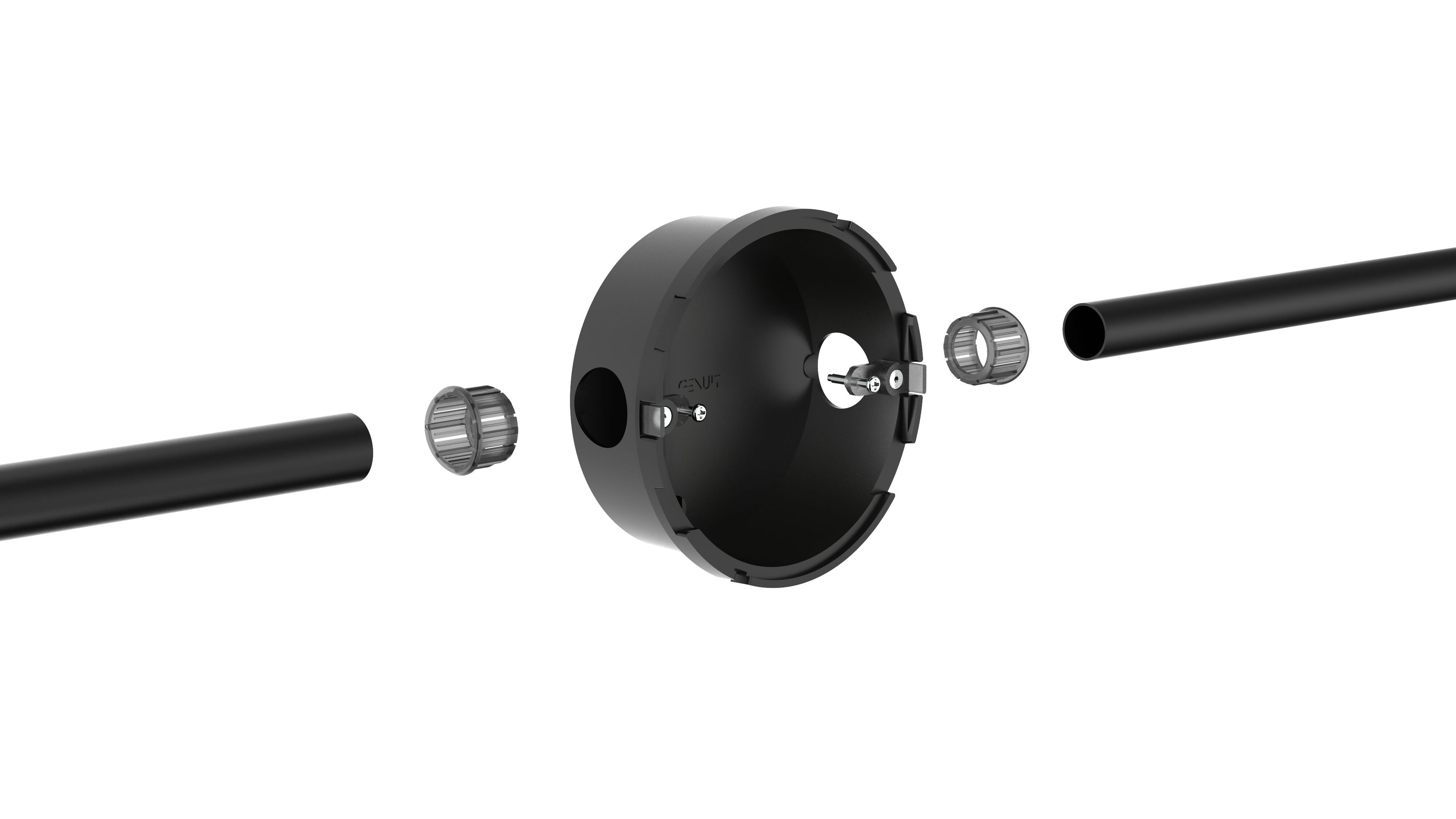 Натуральная алюминиевая распределительная коробка Genuit Silver ARCH-00128242 - Вид №2